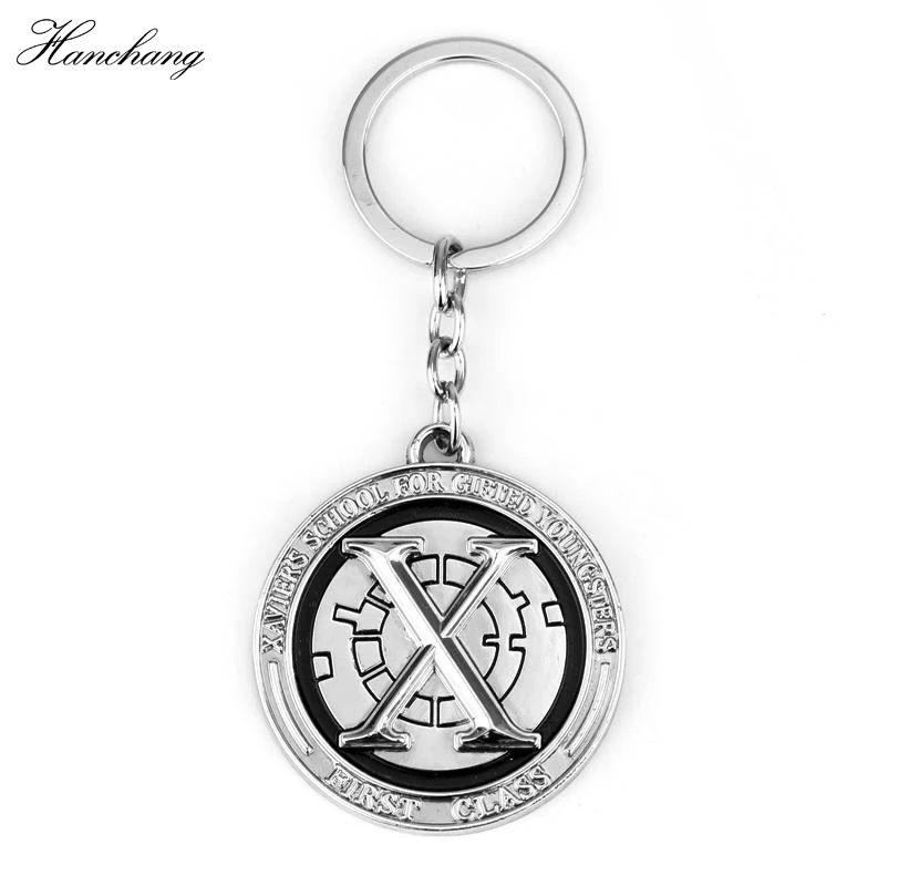 

HANCHANG Jewelry The Marvel Comics X-men Keychain Superhero X-Men Chaveiro Car Key Chain Keyring Gift For Fans Christmas Bijoux