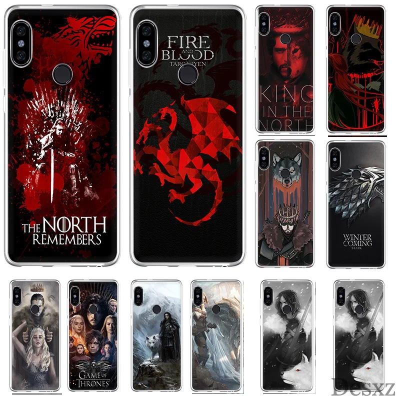 Чехол для телефона Game Thrones Xiaomi Mi 5 6 8 Lite SE A1 A2 5X 6X Mix 2S F1 | Мобильные телефоны и