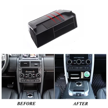 

JEAZEA Car Central Console Multifunction Storage Box Phone Tray Accessory For Land Rover Discovery Sport 2015 2016 2017 2018