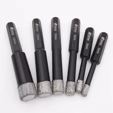 2pcs Dry drilling bits with Hex shank for granite marble ceramic tile glass Vacuum Brazed diamond drill bits