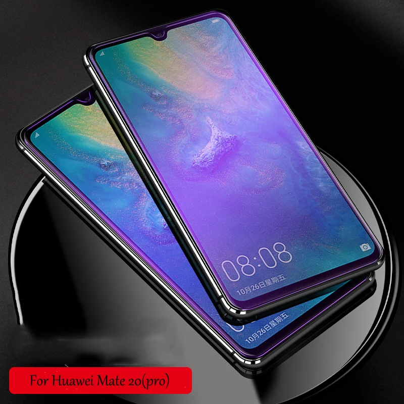 EXUNTON For Huawei Mate 20 20X Anti-blue Matte Frosted Full Cover Anti fingerprints Tempered Glass 9H Screen Protector Film | Мобильные
