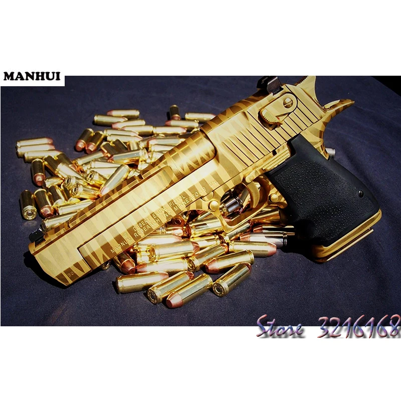 Volledige vierkante / ronde diamant 5D DIY Diamond Painting "Gold gun