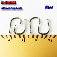 Горячие рыболовные Крючки iseama размер 9# количество 1000 шт./лот крепкие крючки Высокоуглеродистая сталь