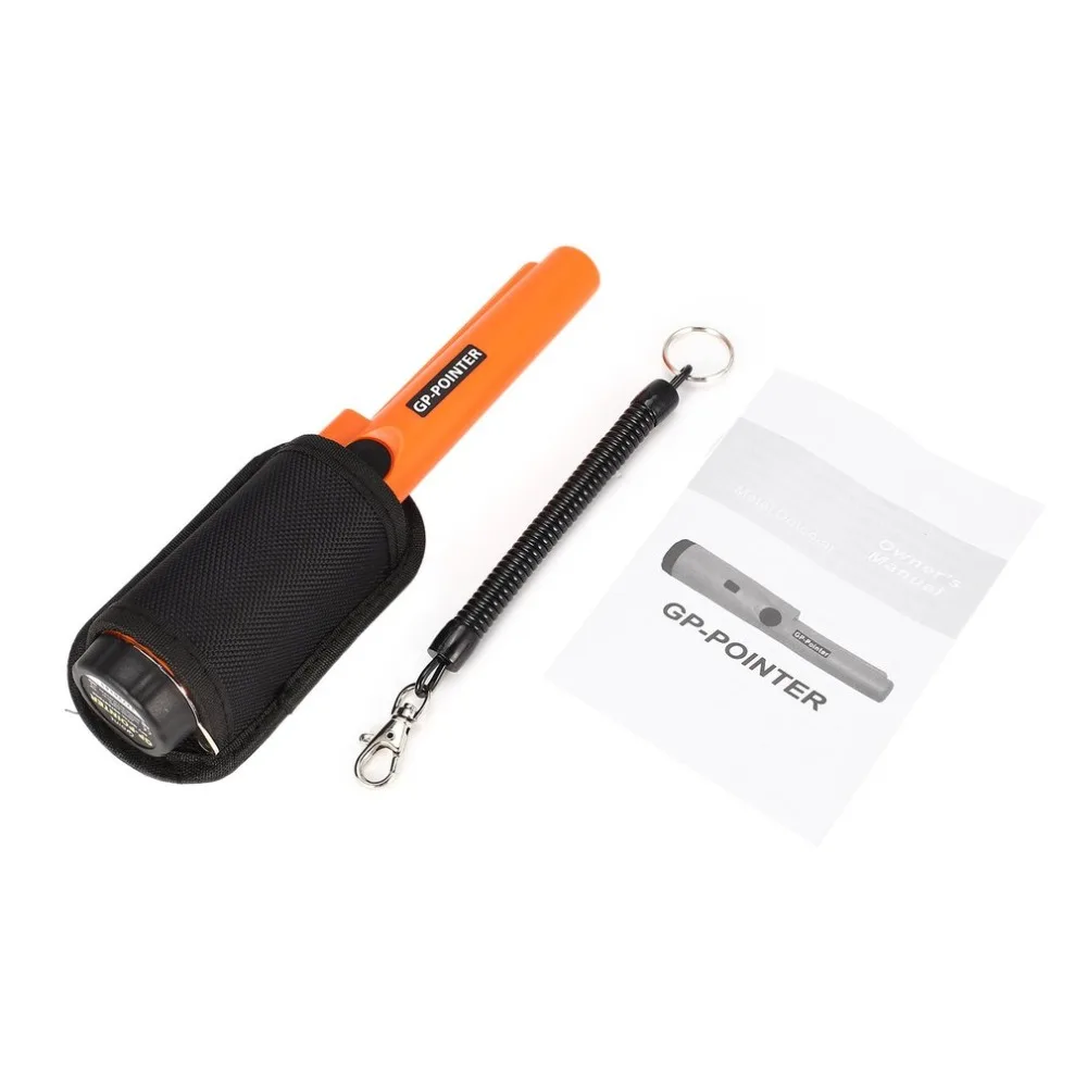 GP POINTER Handheld Mini Pro Pinpointing Metal Detector Gold Silver Coin Treasure Finder Hunting Search Vibration Alarm