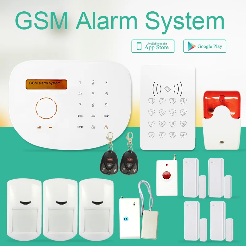 Home Burglar Alarm System GS S2G Cheapest Price and APP Control Newest GSM Alarm System Wireless