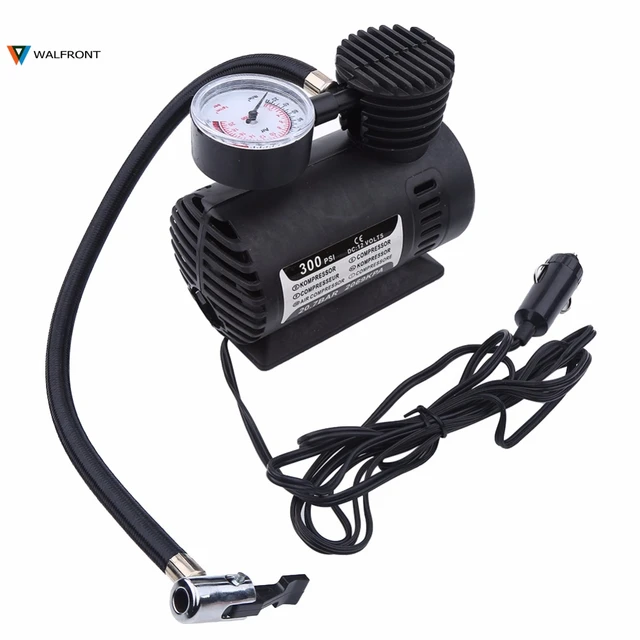 12v portable car auto gas meter electric air compressor tire