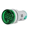 22mm LED Digital Display Gauge Volt Voltage Meter Indicator Signal Lamp Voltmeter Lights Tester Combo Measuring Range 60-500V AC ► Photo 2/6