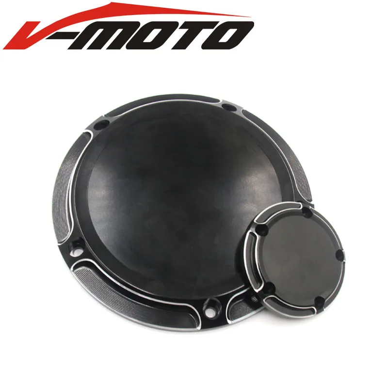 

New Motorcycle 5 Holes Deep Cut Clarity Timing Timer Derby Cover For Harley Road King Softail Dyna FLHRS FLTFB