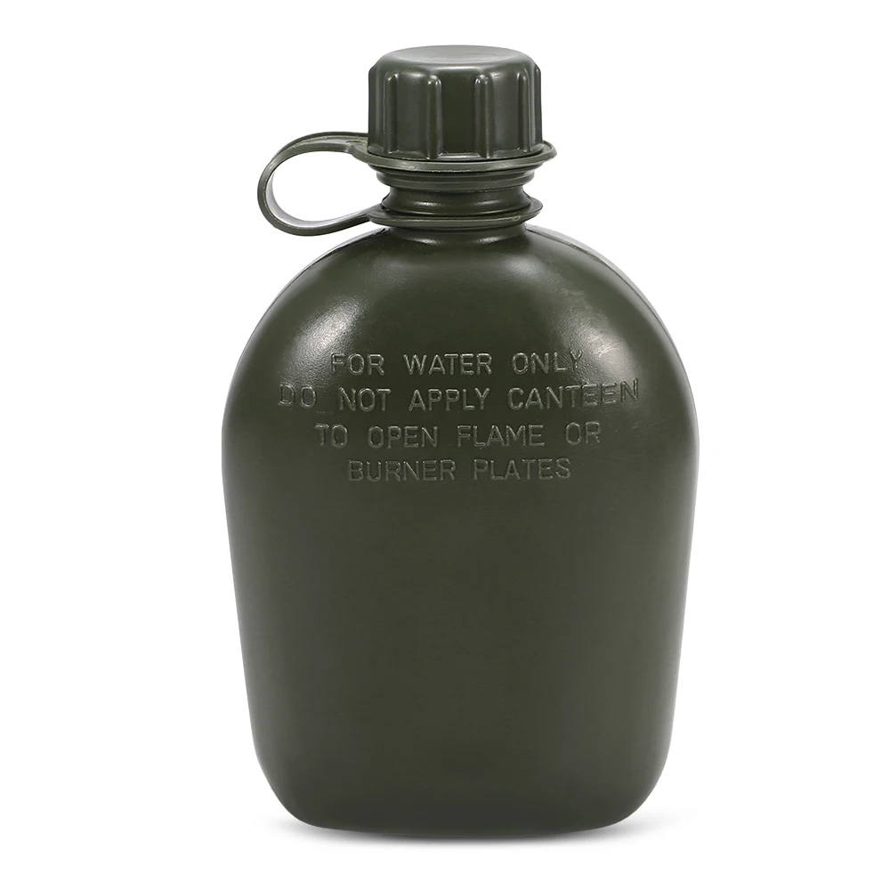 

Outdoor Tableware Outdoor Military Canteen Bottle Camping Hiking Backpacking Survival Water Bottle Kettle Cover Mountaineering