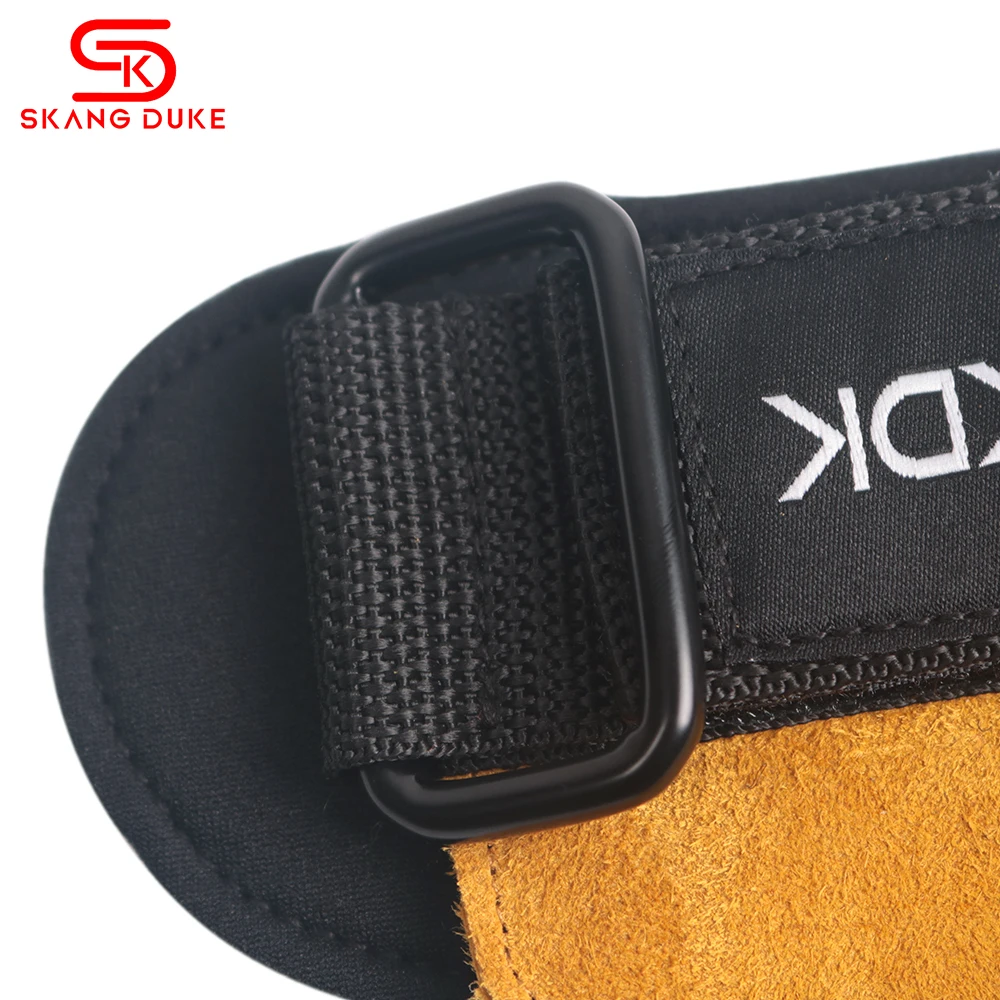 1 Pair Weight Lifting Gloves Gym Grips Adjustable Padded Wrist Wraps Support Palm Protector Heavy Duty Straps Bodybuilding