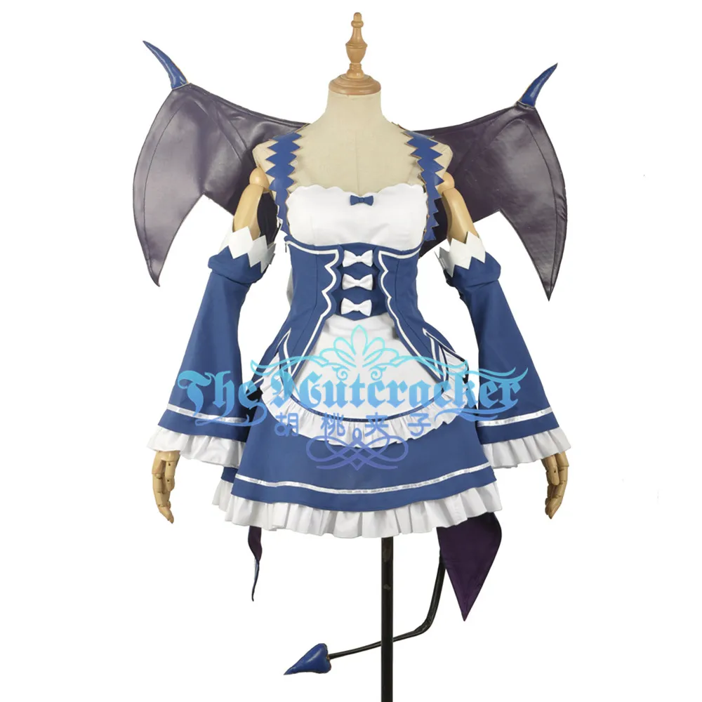 Re: Zero/Re: жизнь в другом мире от Rem Косплей Костюм для взрослых женщин синее платье
