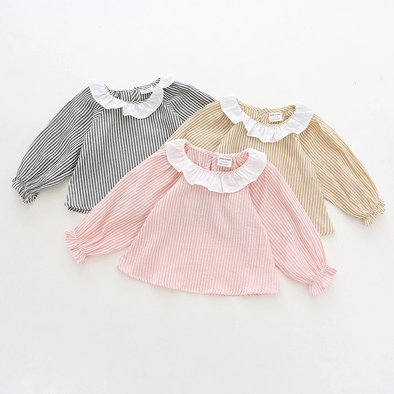 2019 primavera 1 Y blusa de moda para Ropa para niñas. de manga larga para niñas. Tops para niños|Blusas y camisas| - AliExpress