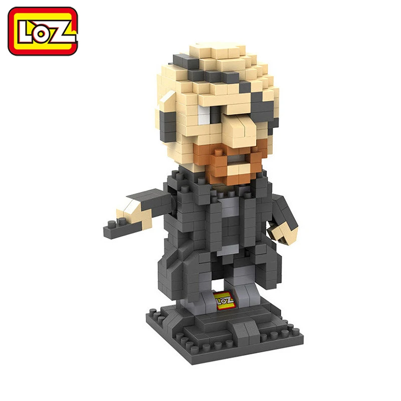 

LOZ Nick Fury SHIELD Diamond Building Blocks Action Figure Children Educational DIY Toy Model The Avengers
