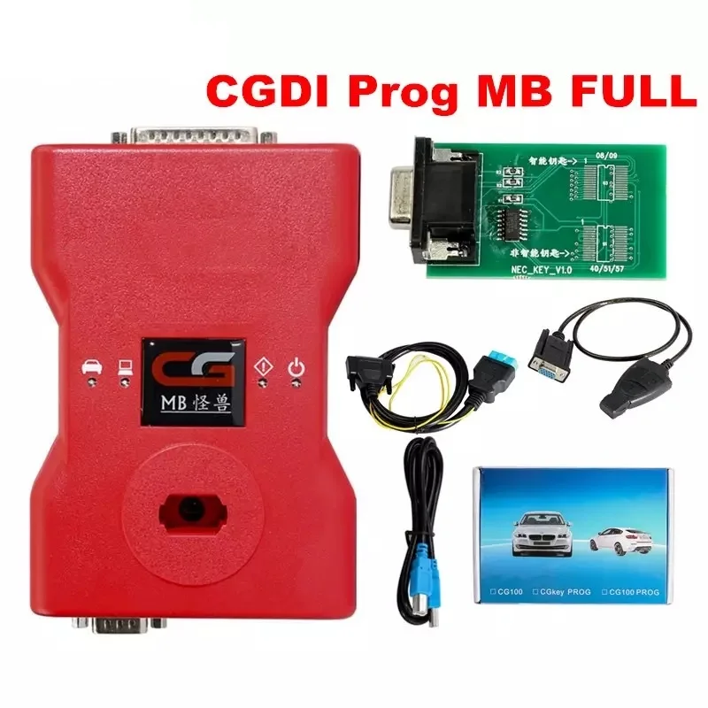 CGDI MB BENZ Key Programer через OBD Поддержка всех ключей потери CGDI Prog MB для Benz CG Prog для MB CGDI Pro - Цвет: Красный