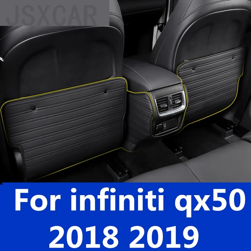 

seats care back seat protector Rear Seat Anti-Kick Pad Seat cover Automotive interior ModifiedFor infiniti qx50 2018 2019