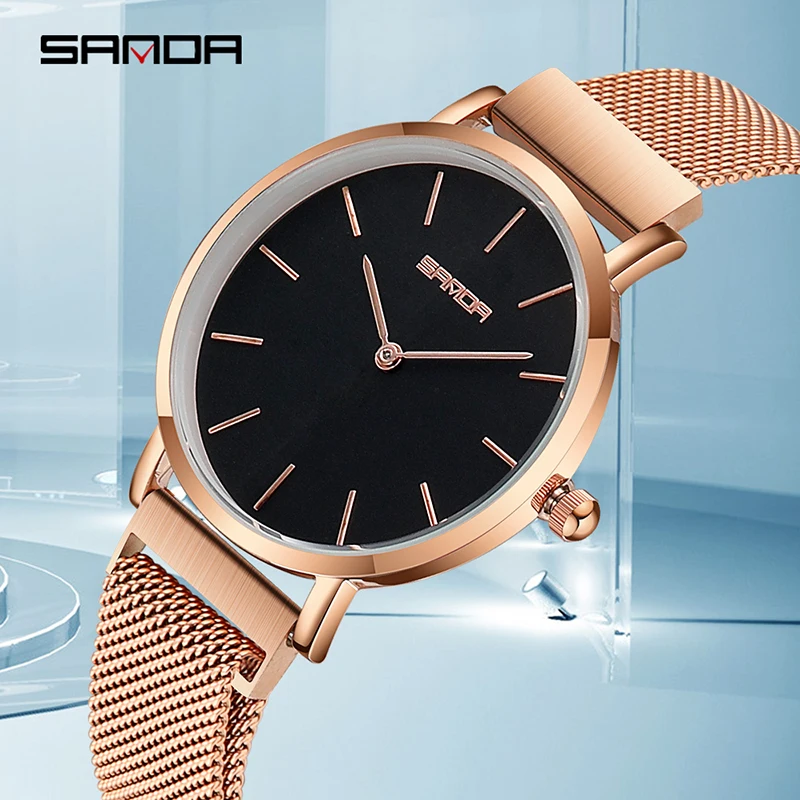 

SANDA Women Magnet Strap Watch Ladies Simple Fashion Quartz Watches
