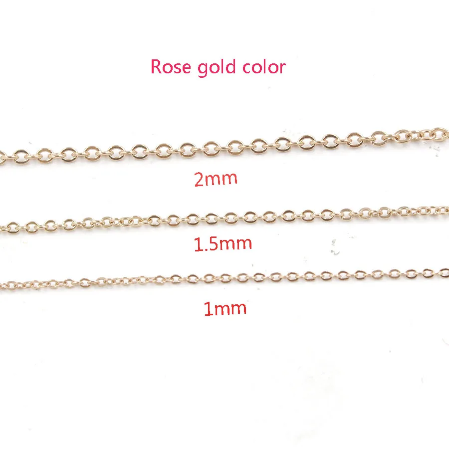 Chain Cable Chains Necklace 10pcs 