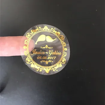 

200pcs 35mm Customized Wedding Sticker Bridal Shower Favor Thank you Invitation Envelope Seals Sticker Label