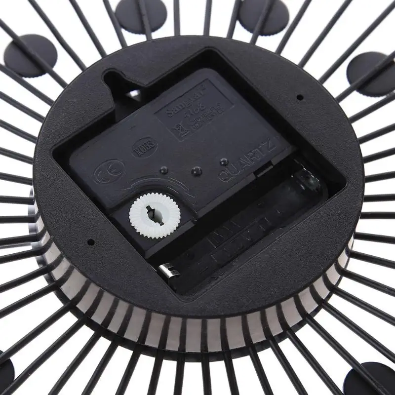 Винтажные металлические настенные часы с кристаллами 33 см|Настенные часы| |