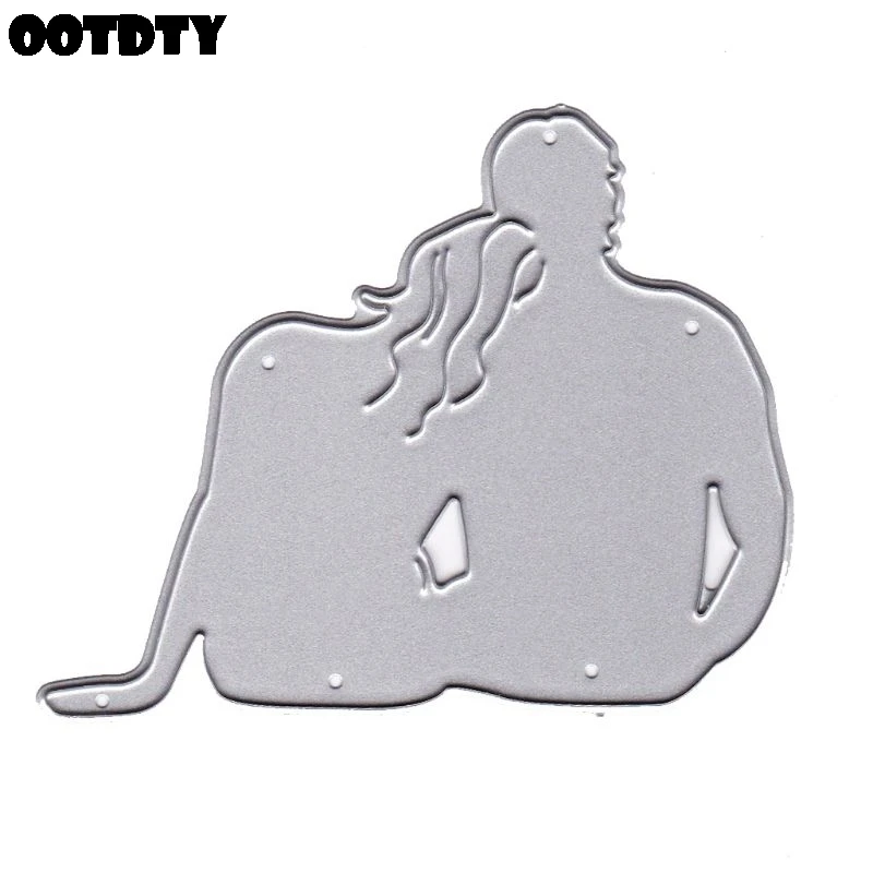 

Snuggling Couple Metal Cutting Dies Stencil DIY Scrapbooking Album Stamp Paper Card Embossing Crafts Decor Cutting Dies 2019 For Card Making