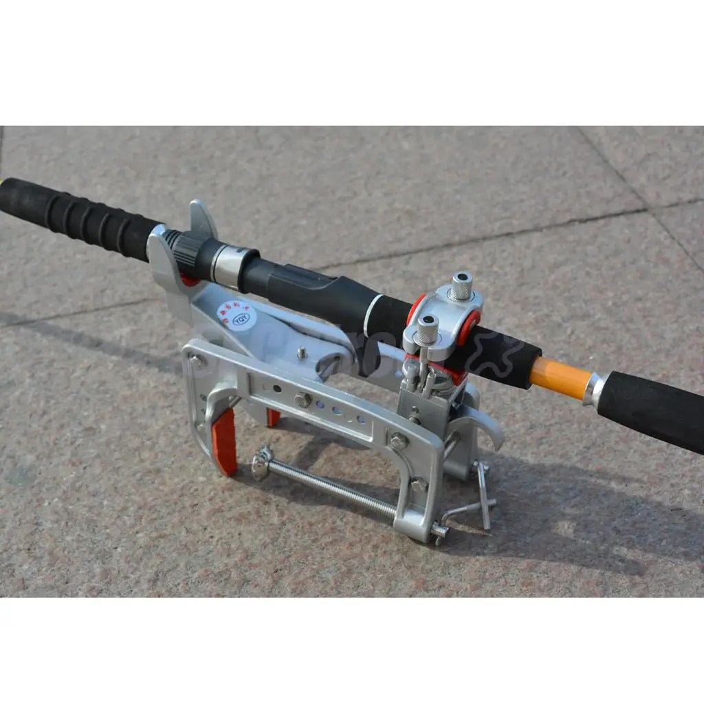 

Boat Marine Sea Fishing Rod Stand Bracket Pole Support Holder Adjustable Clamp Clip for 15-50mm Rod