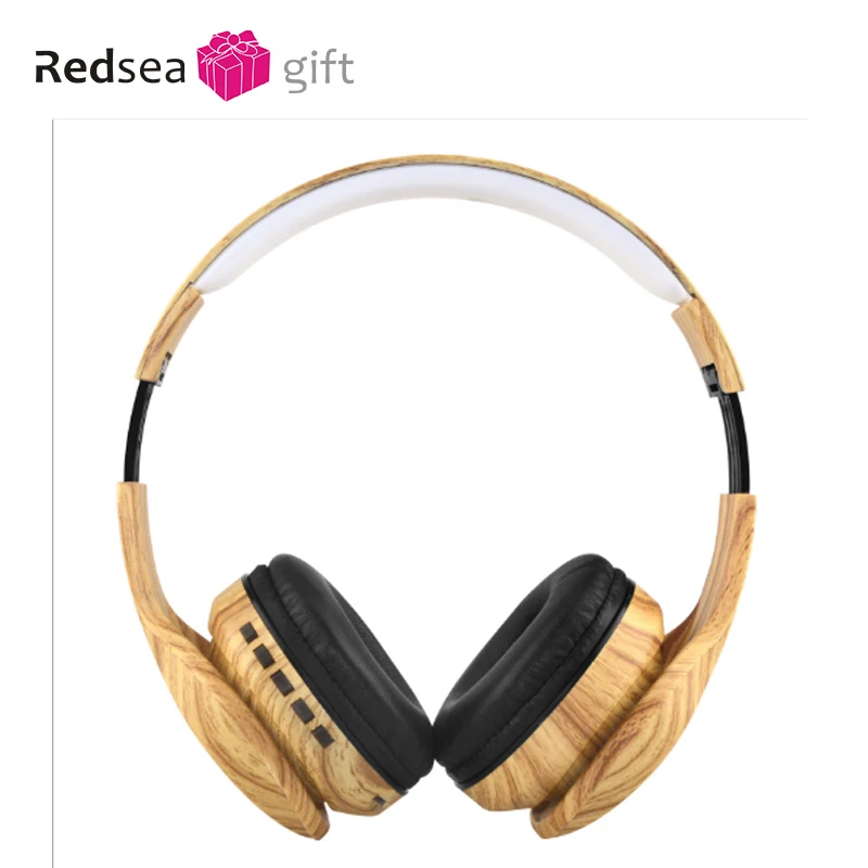 

99% people love this product New Wood Pattern Wireless Headset Bluetooth Headset Bluetooth Headset