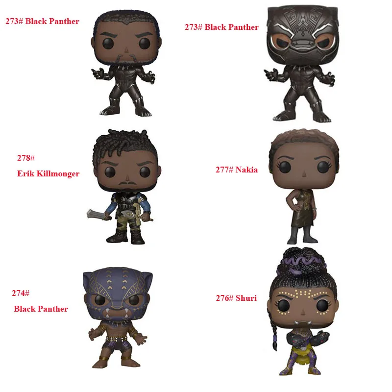 

Black Panther Erik Killmonger Action Vinyl Figure Model Doll Collection Toys for Children