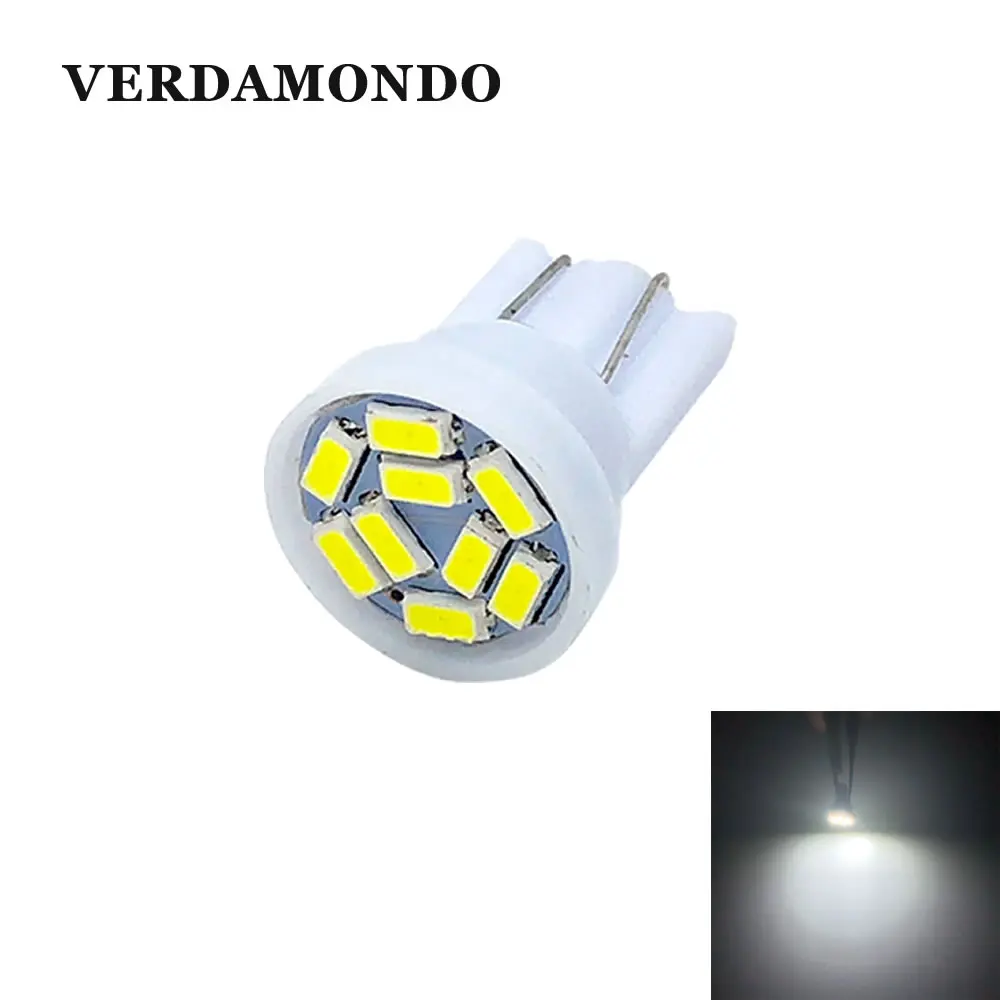 Автомобисветодиодный Светодиодная лампа T10 W5W 194 168 9 3014 SMD с клиновидным цоколем