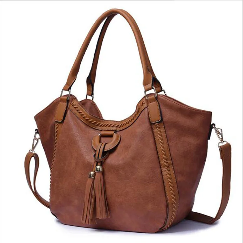 Новые роскошные кисточки дамы Сумки большой Ёмкость Повседневное сумки модные