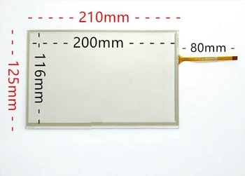 

210*125 new 9 Inch 4 wire resistive touch screen for car dvd gps touch panel 210mm*125mm