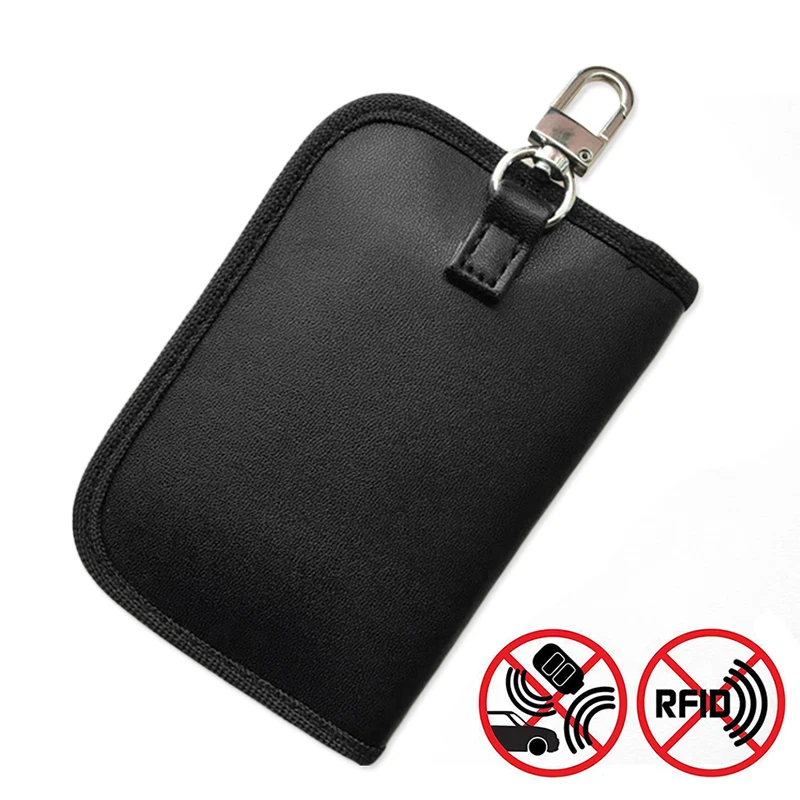 1 шт. ключа автомобиля чехол блокирующий сигнал Автозапуск сумка Фарадея