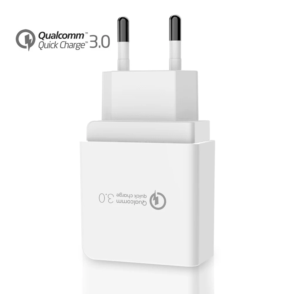 

PORTEFEUILLE 18W USB Quick Fast Charge QC 3.0 For Iphone X XR XS MAX 7 8 Plus Samsung Galaxy S10 S9 for xiaomi mi9 Fast Charger