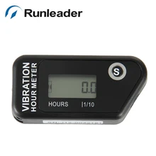 5 шт/лот) Runleader lcd сбрасываемый вибромотор Minder счетчик мото-часов для снегоход ATV Autocross