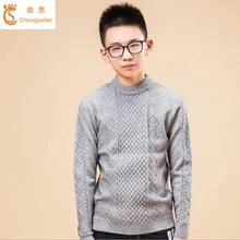 Вязаный свитер для мальчиков 4-16 лет; осенние детские шерстяные свитера с высоким воротником; пуловер для мальчиков; одежда для детей