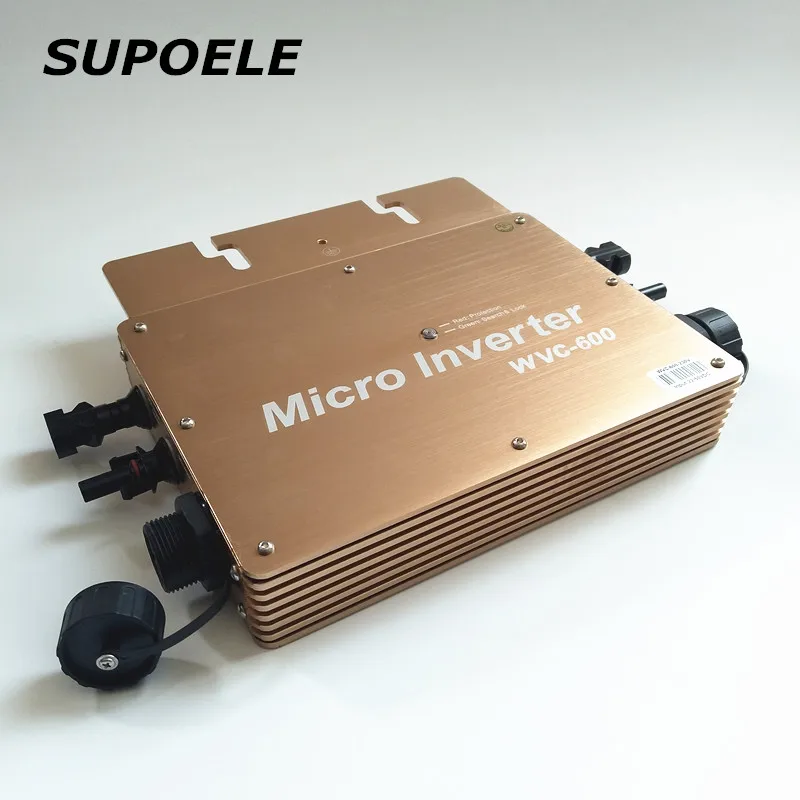 Водонепроницаемый микроинвертор для солнечной сети IP65 WVC600 600 Вт|Инверторы и