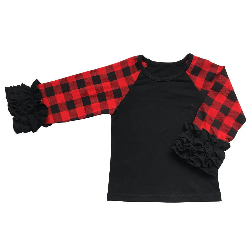Детские рубашки в клетку с рюшами и монограммой для девочек|children girl shirts|children shirts