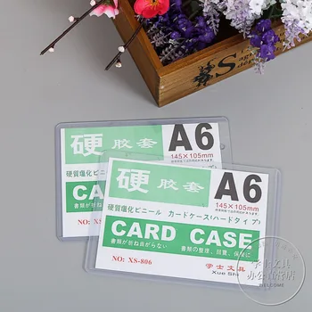 

Authentic A6 PVC tags identification card set of hard plastic card sets of supermarket card label