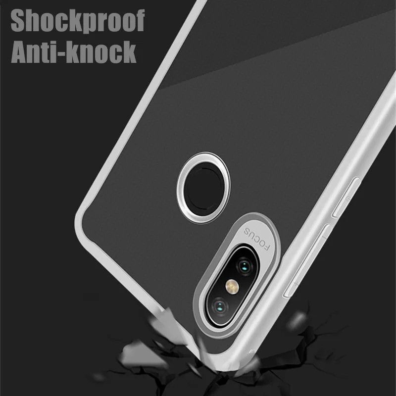 Прочный прозрачный чехол из ТПУ для Xiaomi mi 8 A1 A2 Lite F1 Red 4A 5A 5 Plus 6A S2 Note 4 4X6 7 Pro мягкий