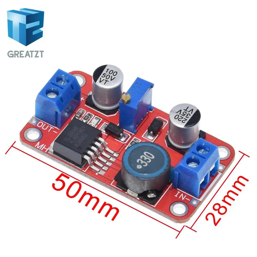 1PCS DC power supply module boost step up voltage converter Voltage regulator XL6019 adjustable output|voltage regulator|power moduleadjustable |