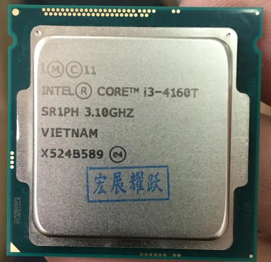 

Intel Core Processor I3 4160T I3-4160T LGA1150 22 nanometers Dual-Core 100% working properly Desktop Processor