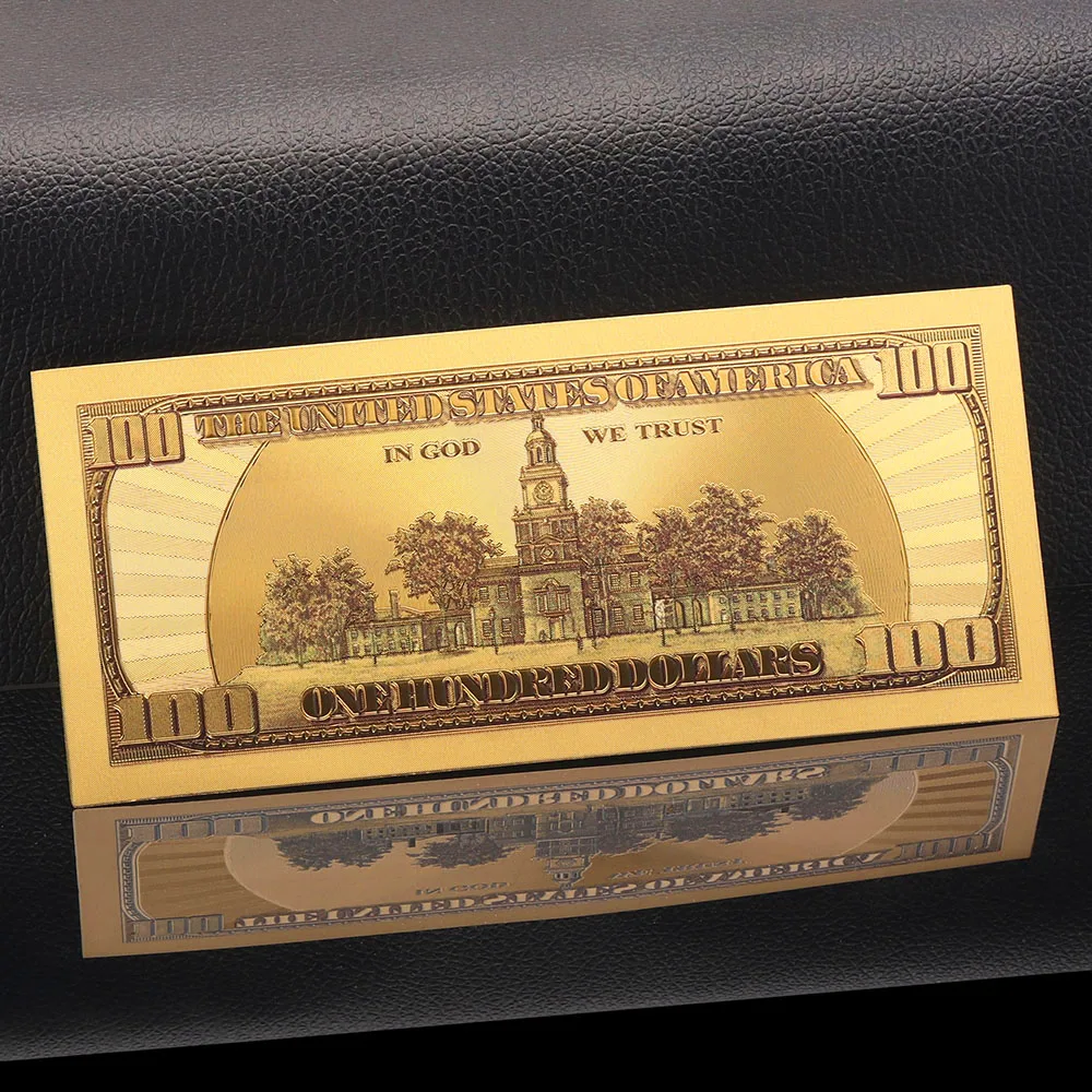 Красочный покрытием банкнот красный деньги USD 100 доллара Америка нам Билл дома Украшения валюты Горячее предложение Money Collection подарок