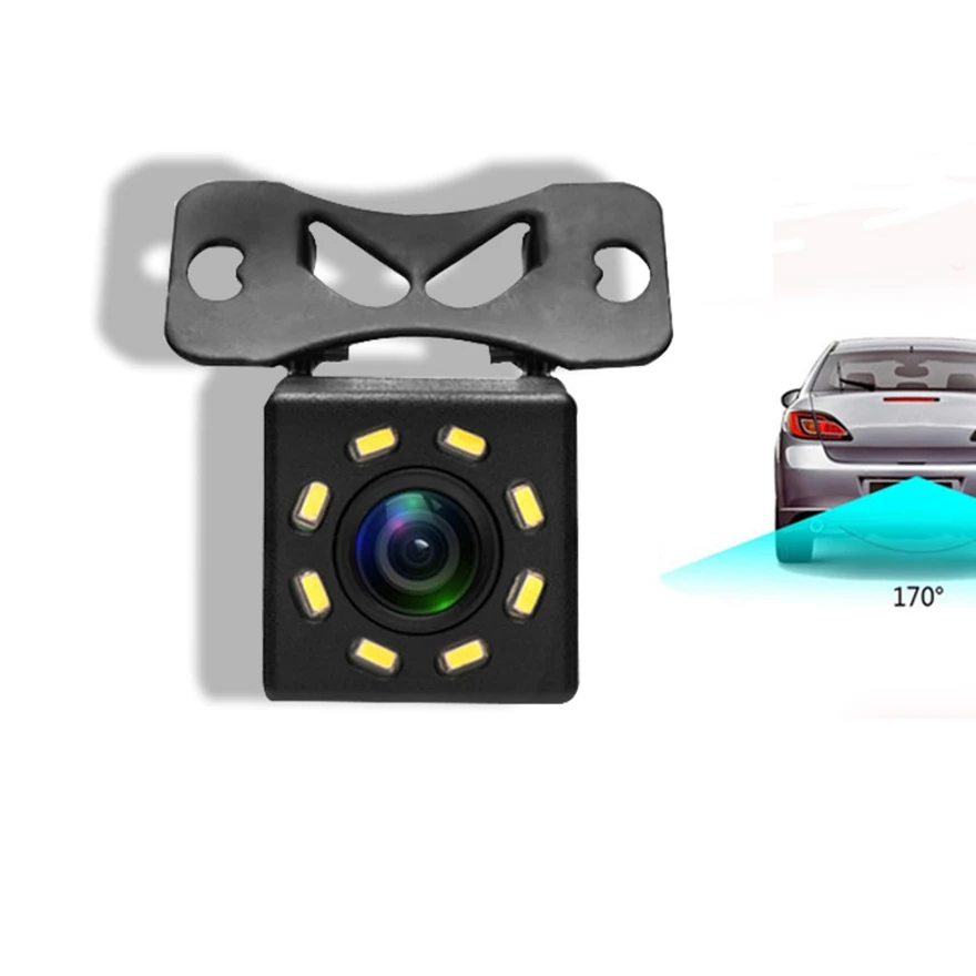 

New 8LED Reversing Image High Definition Night Vision Vehicle Back Camera Navigation Rearview of Externally-mounted Adjustable