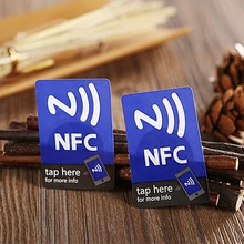 2 шт./партия) NFC смарт-наклейки ключевые бирки Ntag216 13,56 МГц RFID этикетка карты для всех NFC android телефон
