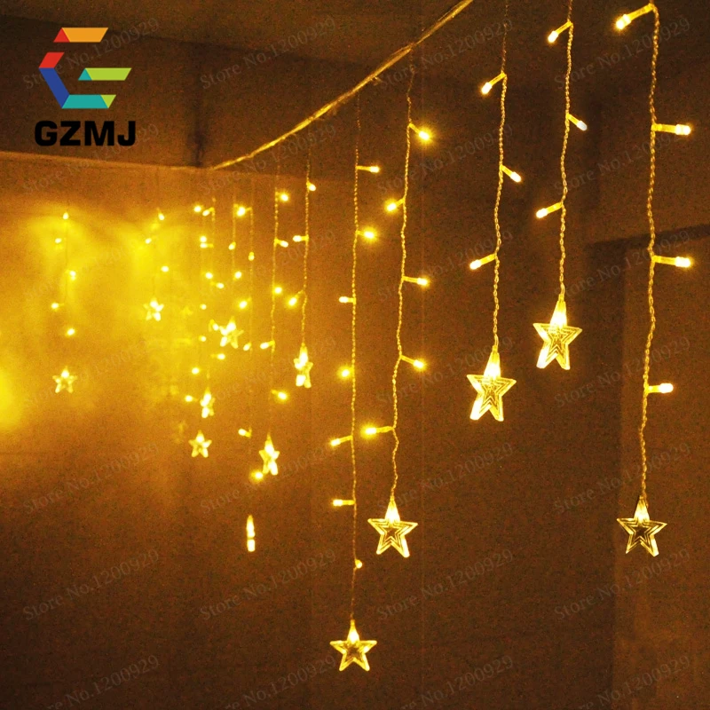 3.5M or 5M Icicle String Lights Christmas Xmas Fairy Lights Outdoor Home for Wedding/Party/Curtain/Garden Decoration 3.5M or 5M Icicle String Lights Christmas Xmas Fairy Lights Outdoor Home for Wedding/Party/Curtain/Garden Decoration