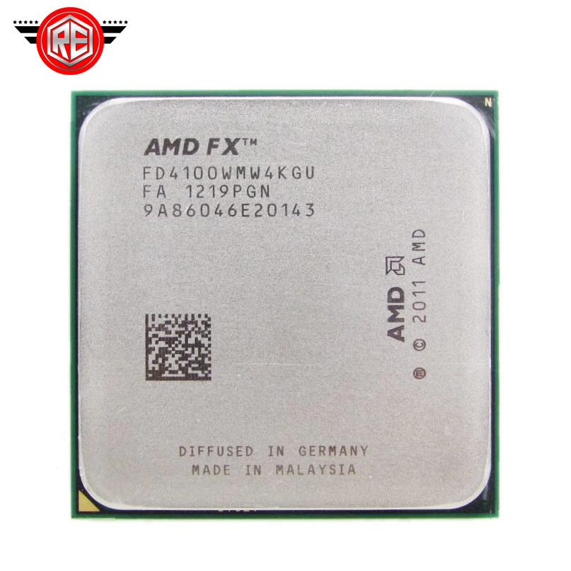 

AMD FX 4100 AM3+ 3.6GHz 8MB CPU processor FX serial shipping free scrattered pieces FX-4100