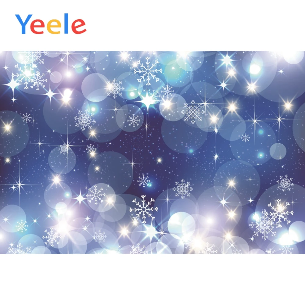 

Yeele Dreamy Light Bokeh Spot Snowflake Floret Baby Pet Prop Photography Background Vinyl Photographic Backdrop For Photo Studio