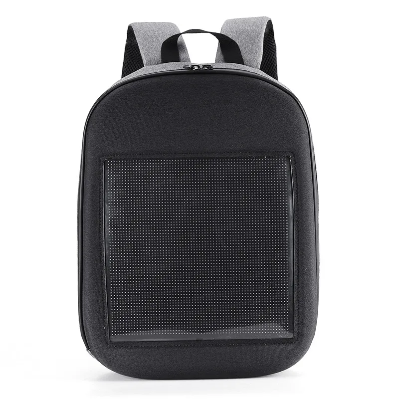 Светодиодный динамический дисплей рюкзак WiFi ноутбук Тетрадь приложение Управление 20L DC5V Водонепроницаемый ранец светодиодный рюкзак сумка для рекламы
