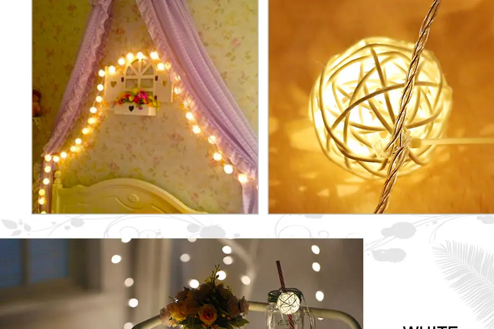 LED Rattan Balls Lights Led String Fairy Holiday Christmas Lights Outdoor Guirlande Window Lumineuse Exterieur Luces Decorativas (10)