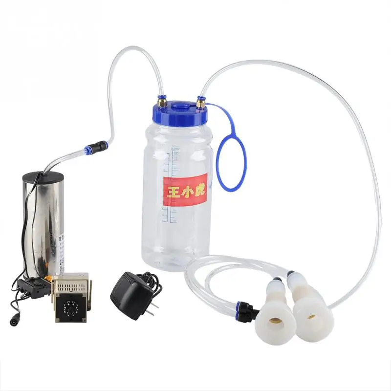 

2L Electric Milking Machine For Goat Portable Milker Impulse Type for Sheep Cows Cattle Goat Vacuum Pump EU/US/AU Plug