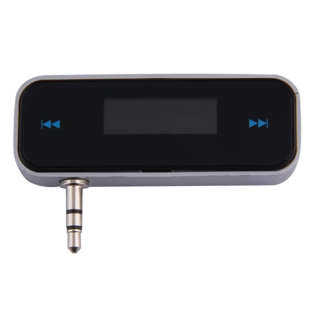 Mini 3.5 mm Wireless Car Radio Music Audio FM Transmitter HandsFree Modulator Transmissor FM With Cable LCD Display Car Kit